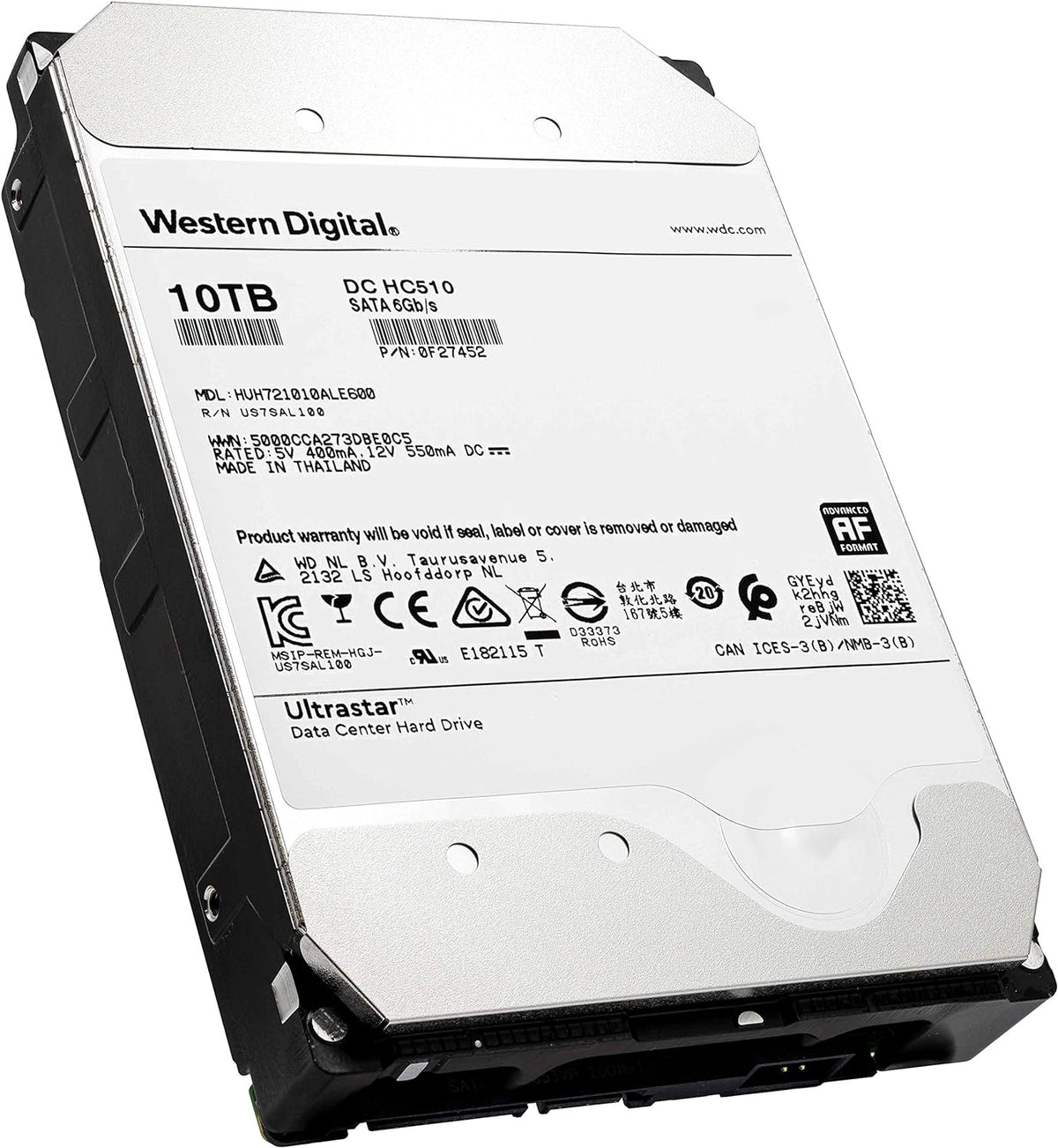 10TB SATA 6.0Gb/s 7200 RPM 256MB Cache 3.5in Enterprise Hard Drive (Renewed) I9755