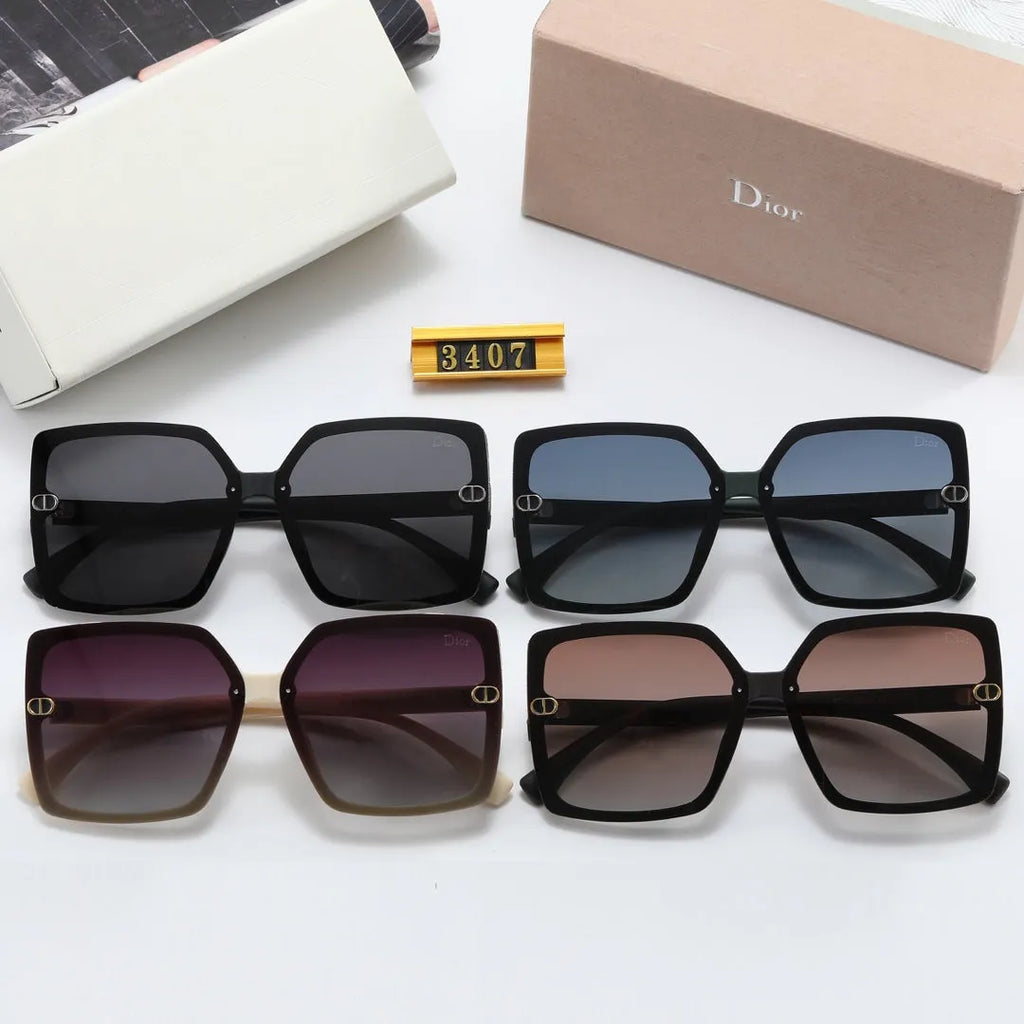 Frosted Mirror Leg Polarized Sunglasses V455219