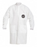 White Snaps Lab Coat H2231