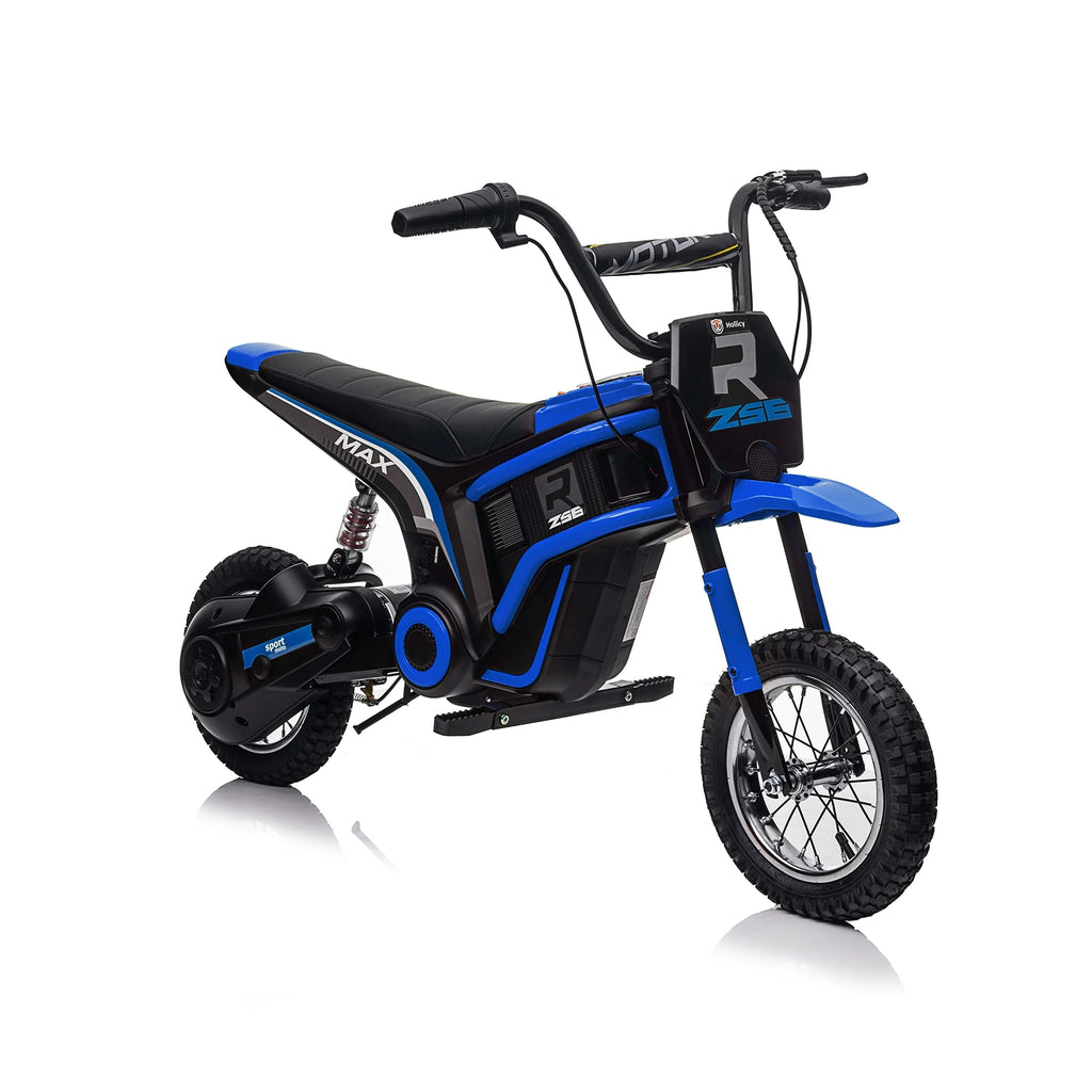 24V 350W Blue Electric Dirt Bike V1036