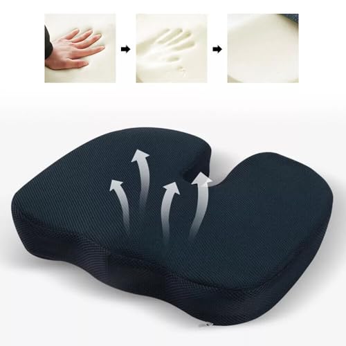 Gel Enhanced Seat Cushion, Black (Grey) G8784