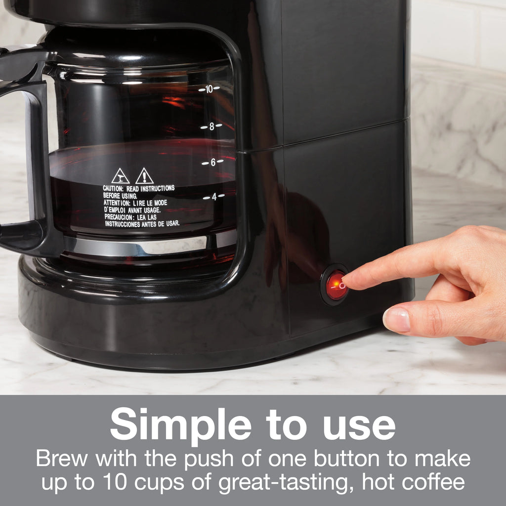 10 Cup Glass Carafe Coffee Maker G510510