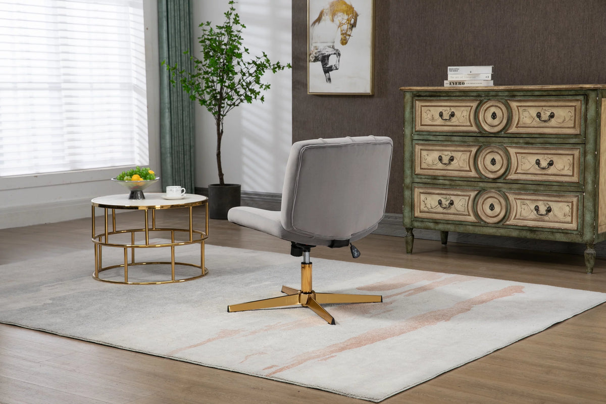 Armless Adjustable Swivel Desk Chair X22810