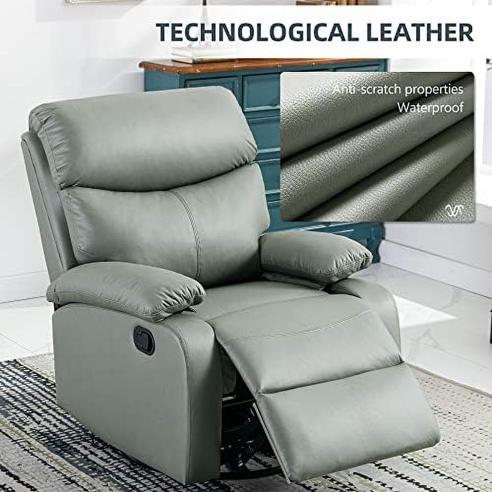 Cerulean Blue Manual Recliner Single Sofa X669641