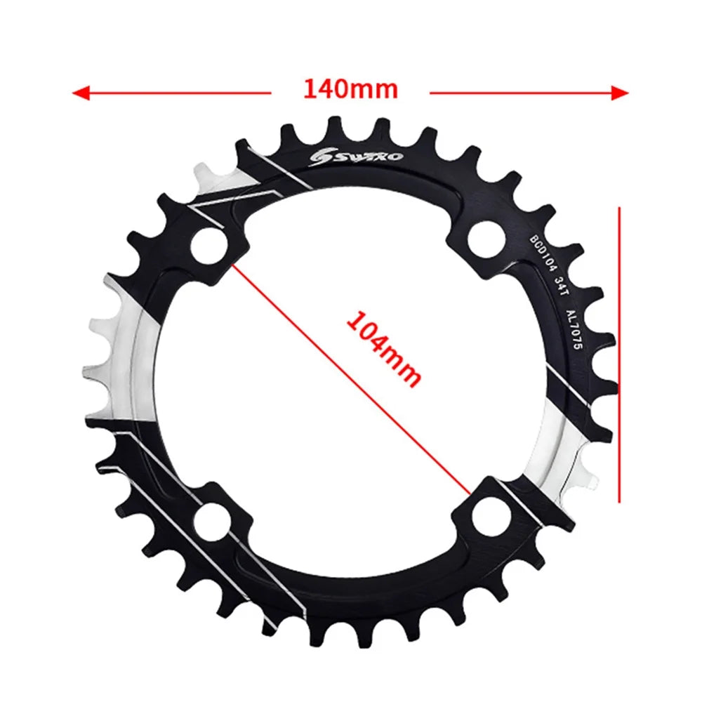 170mm 104 BCD Mountain Bike Crankset with Chainring and Bottom Bracket I32886