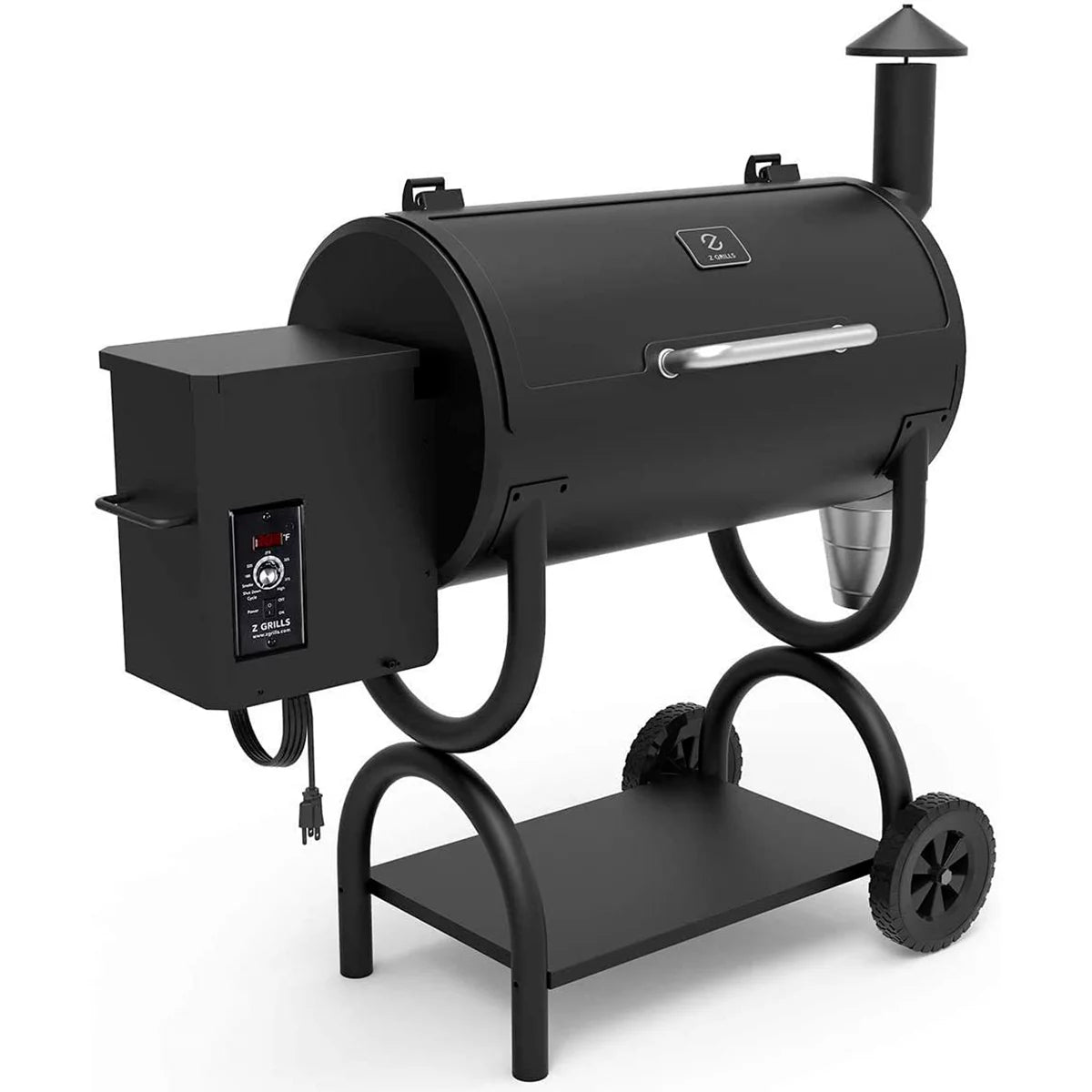 Wood Pellet Grill & Smoker 8-in-1 with Automatic Temperature Control H388