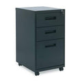 Black 3-Drawer Vertical Filing Cabinet Y53029