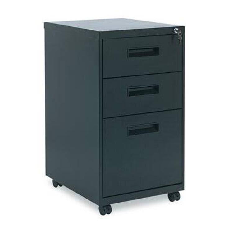 Black 3-Drawer Vertical Filing Cabinet Y53029