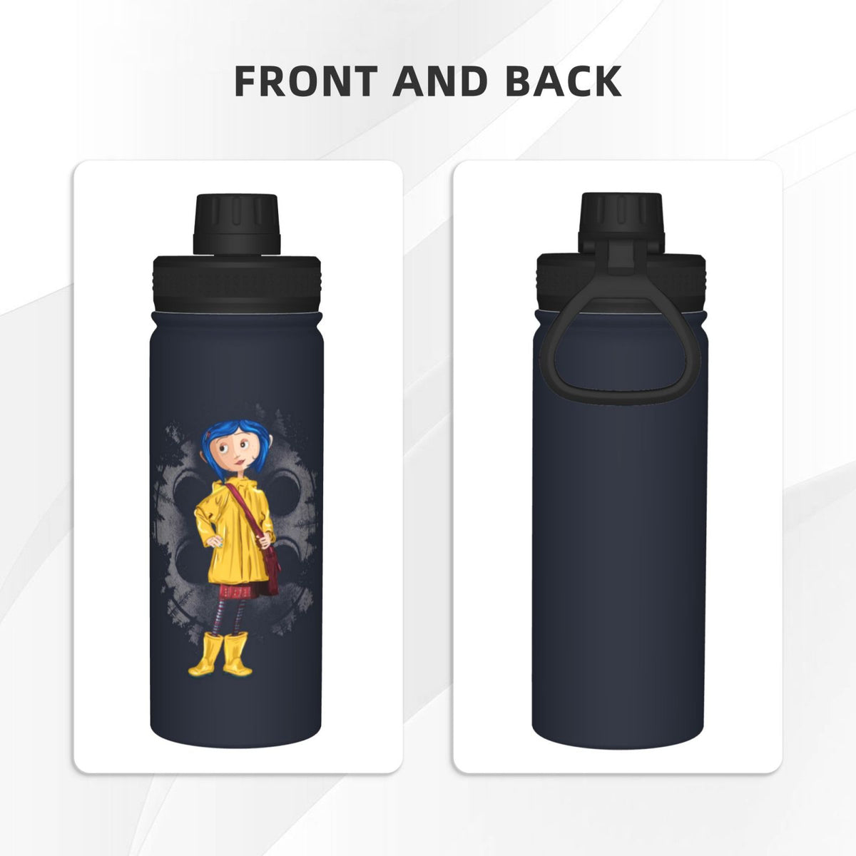 18OZ Insulated Stainless Steel Water Bottle Q904631