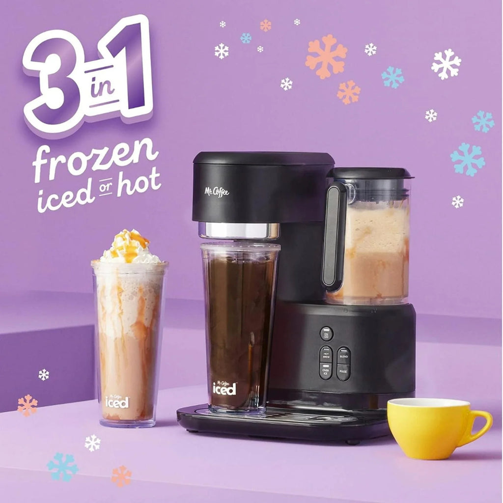 3-in-1 Iced and Hot Coffee and Tea Maker and Blender with Reusable Filter Z9833