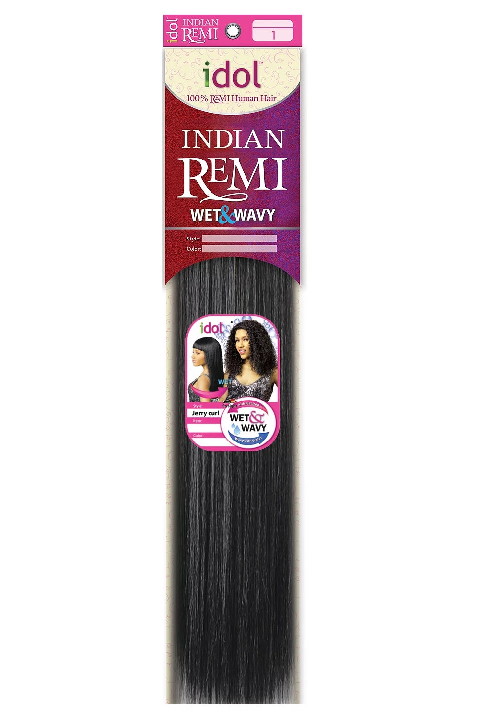 Indian Remi Wet&wavy (jerry Curl) 10s - Color F4/27 L47139
