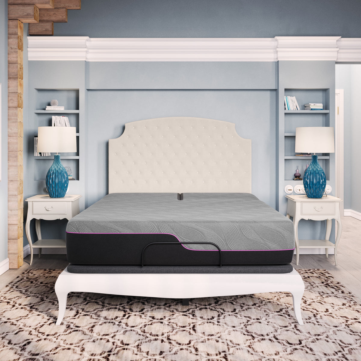 Queen Size Memory Foam Mattress and Adjustable Base C72725