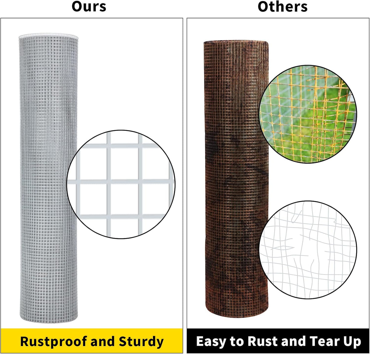 Galvanized Wire Mesh 48inx100ft 19 Gauge Z978