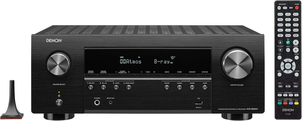 Black 7.2 Channel AV Receiver U704