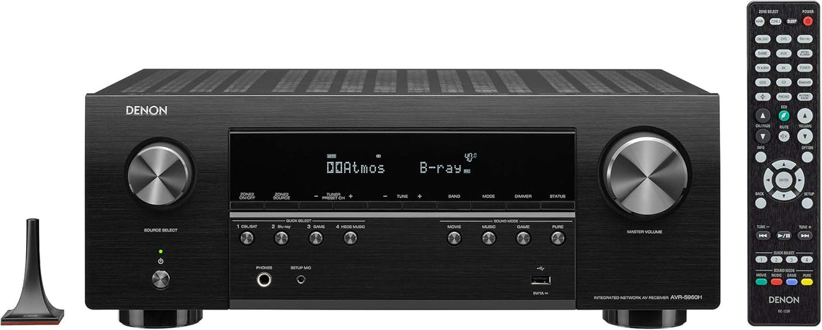 Black 7.2 Channel AV Receiver U704