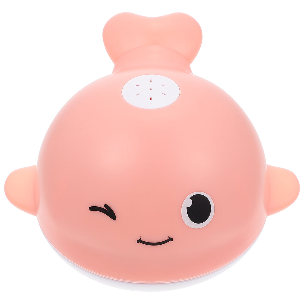 Pink Plastic Spouting Whale Baby Bath Toy T514