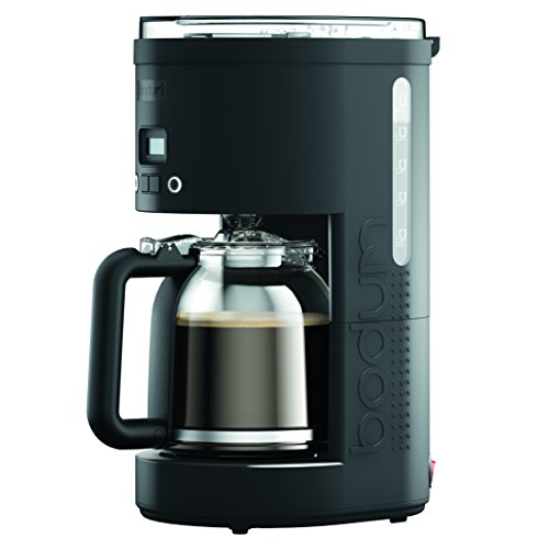Black 12 Cup Programmable Coffee Machine with Borosilicate Glass Carafe Z8720