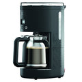 Black 12 Cup Programmable Coffee Machine with Borosilicate Glass Carafe Z8720