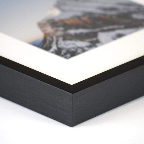 22 x 42 1/2 Satin Black Metal Frame Z90009