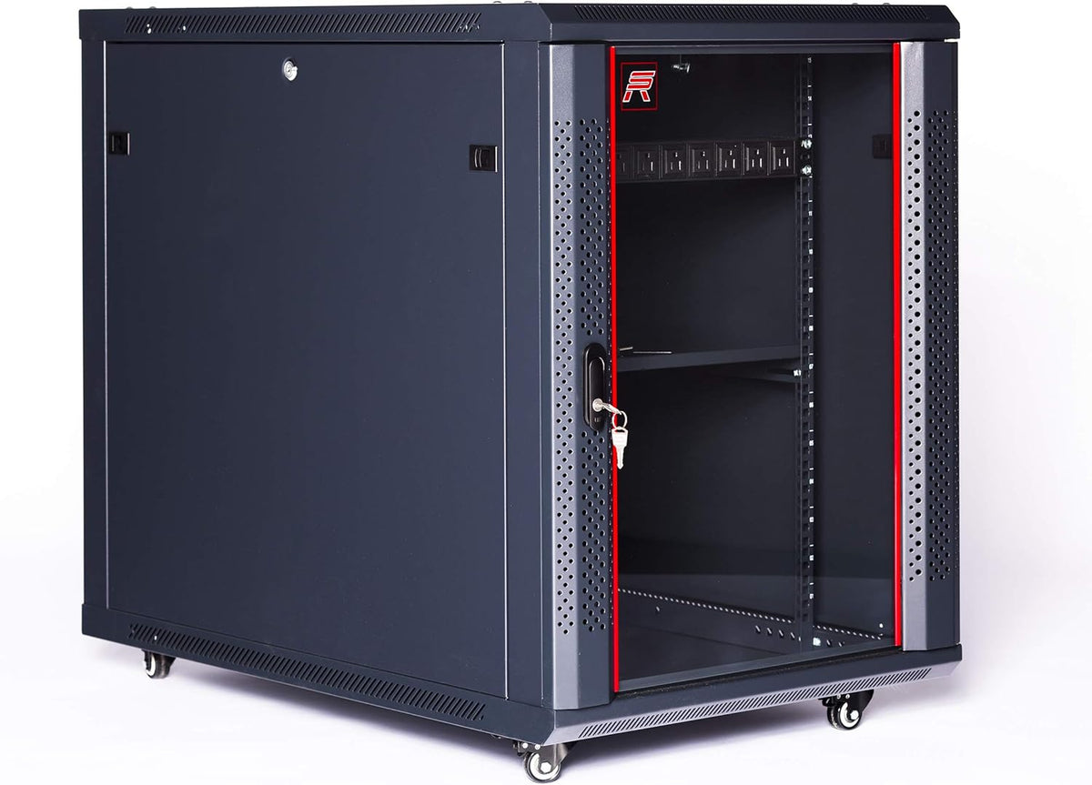 15U 35 Inch Depth Server Rack Cabinet Enclosure O3516