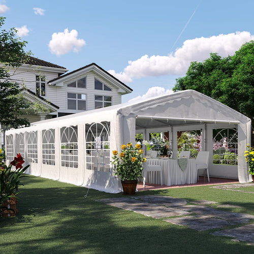 20x40 Heavy Duty Outdoor Galvanized Party Tent with Storage Bags O82099