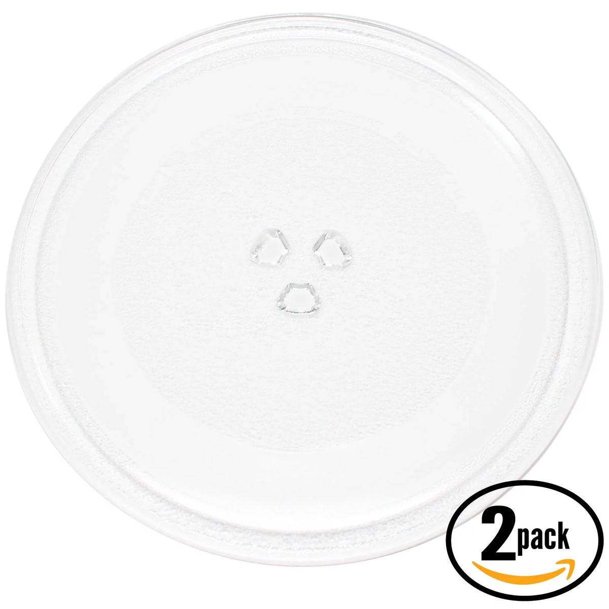 2-Pack 10" Microwave Glass Turntable Tray B835