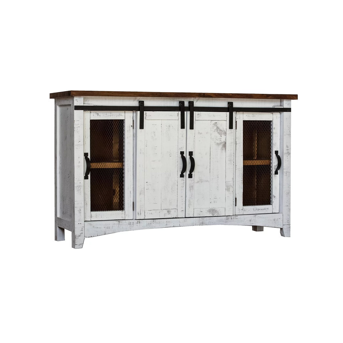 White Media Console Z893