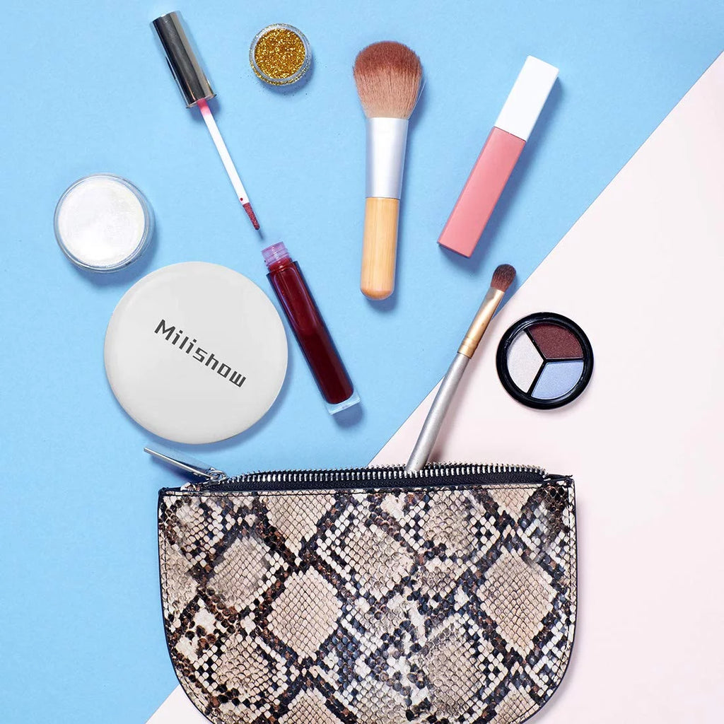 Compact LED Magnifying Rechargeable 2-Sided Makeup Mirror N732708