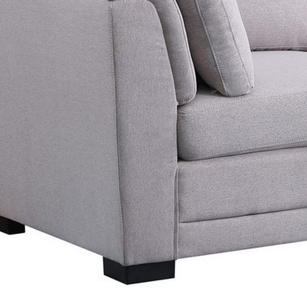 Gray 96 Inch 3 Seater Modular Sofa S672