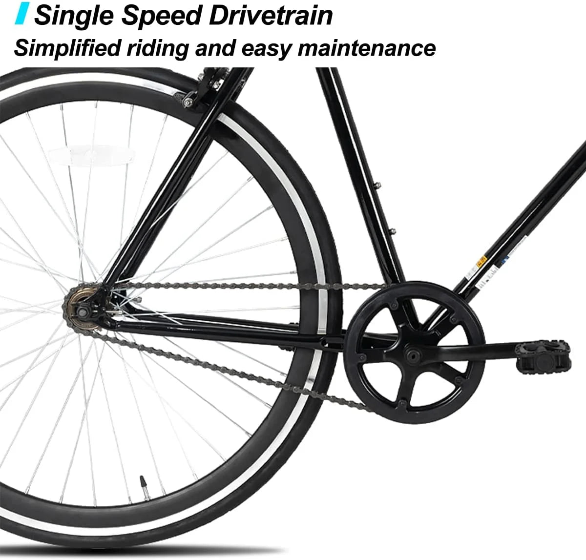Single Speed Fixed Gear Bike with 700C Wheels O820