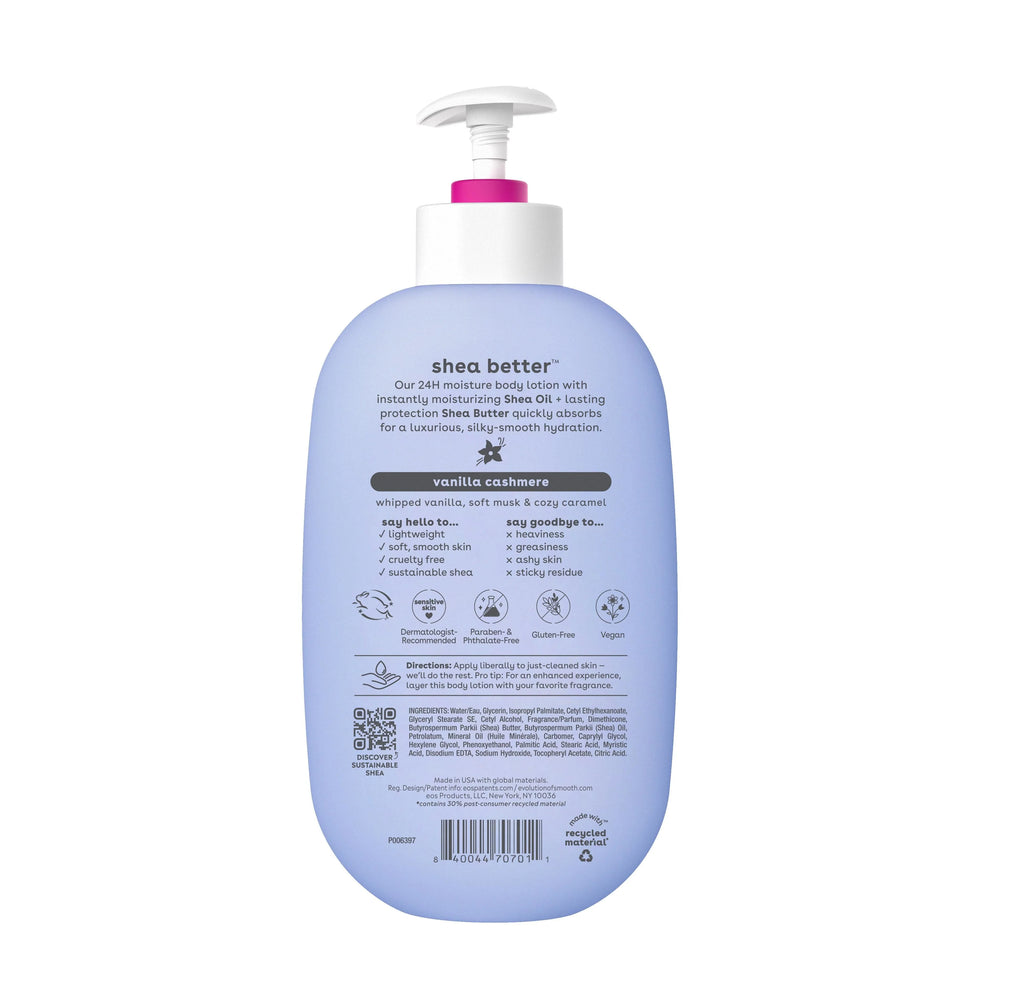 Shea Body Lotion Vanilla Cashmere 16 fl oz B4580