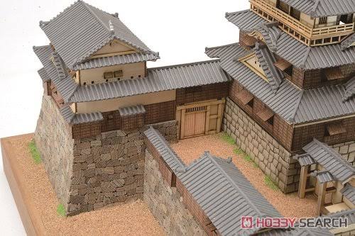 1/150 Matsuyama Castle Wooden Model Assembly Kit Z143