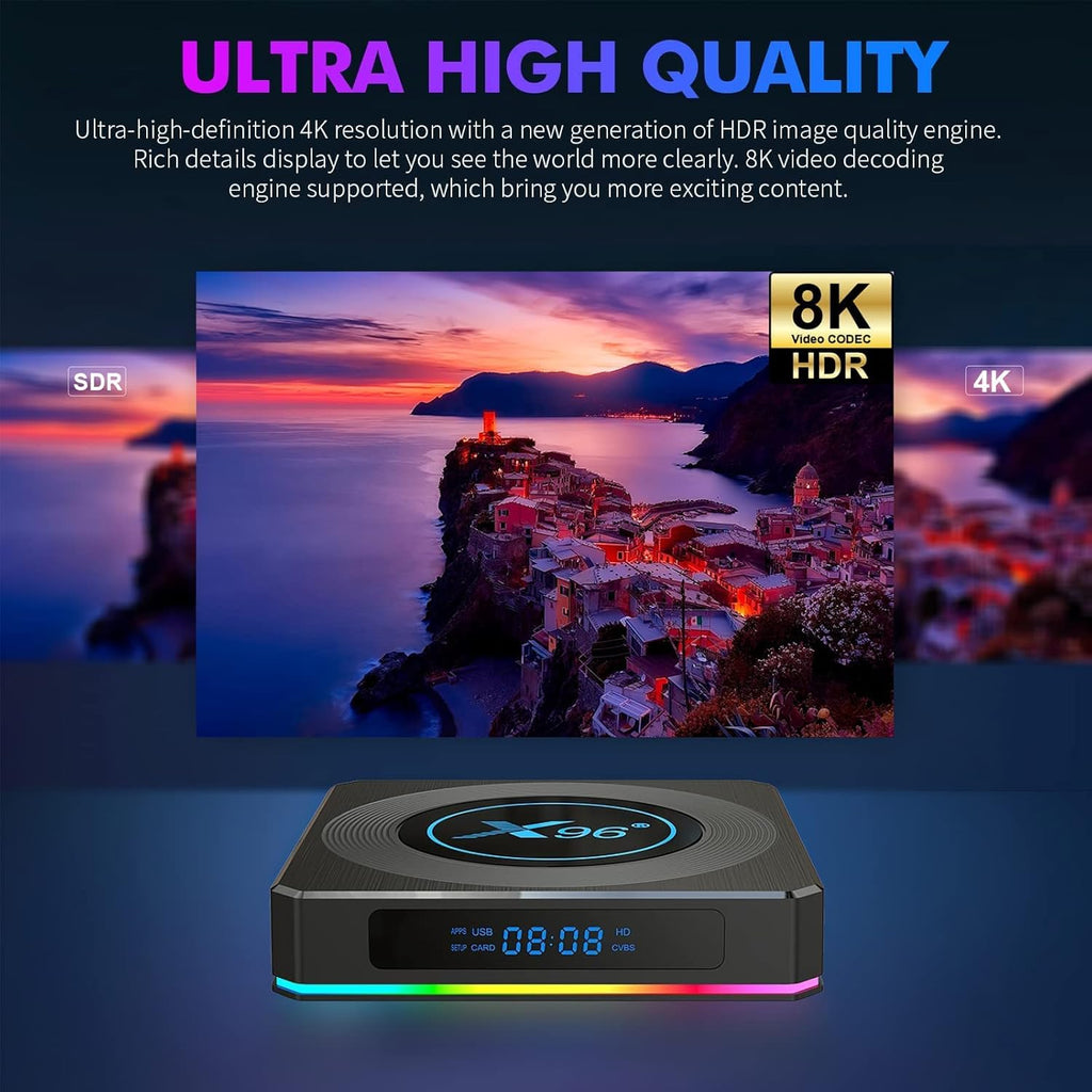 Android 11 TV Box, 4GB RAM 32GB ROM, Pack of 2 E1567