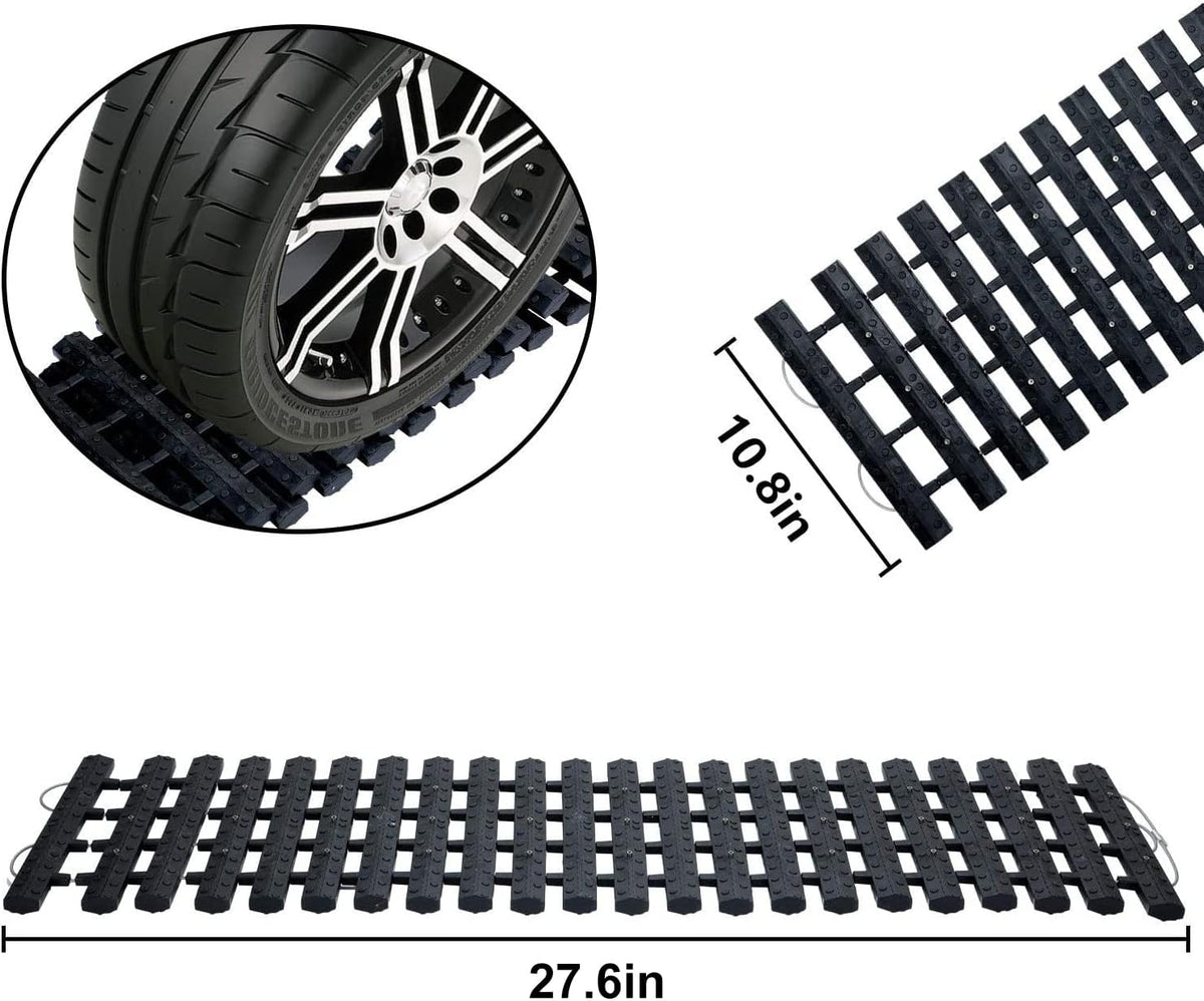 2 pcs Tire Traction Mats 39.3 x 10.8 X166