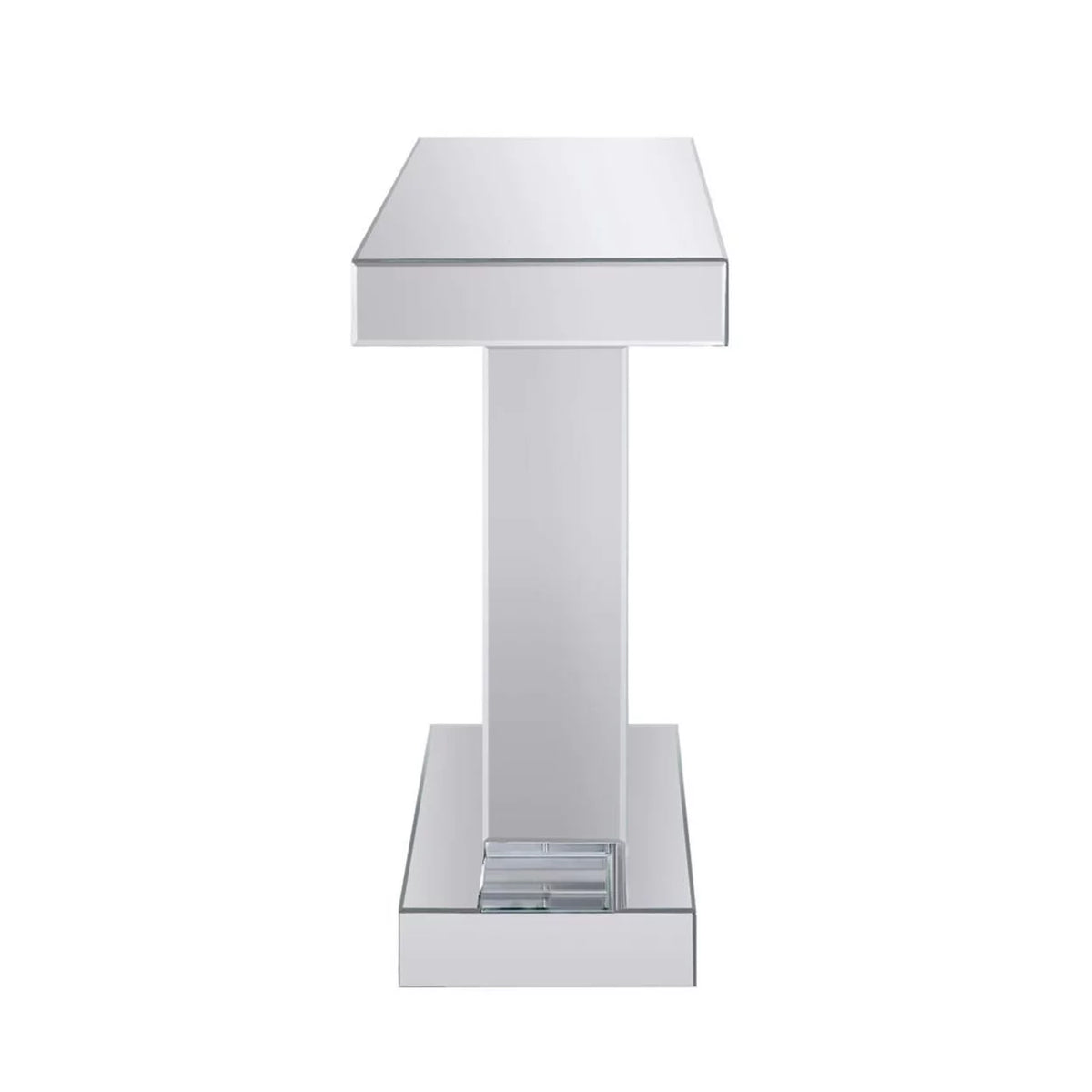Wood and Mirror Console Table X338