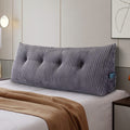 Large Headboard Wedge Pillow King 76x8x20 Inches D681324