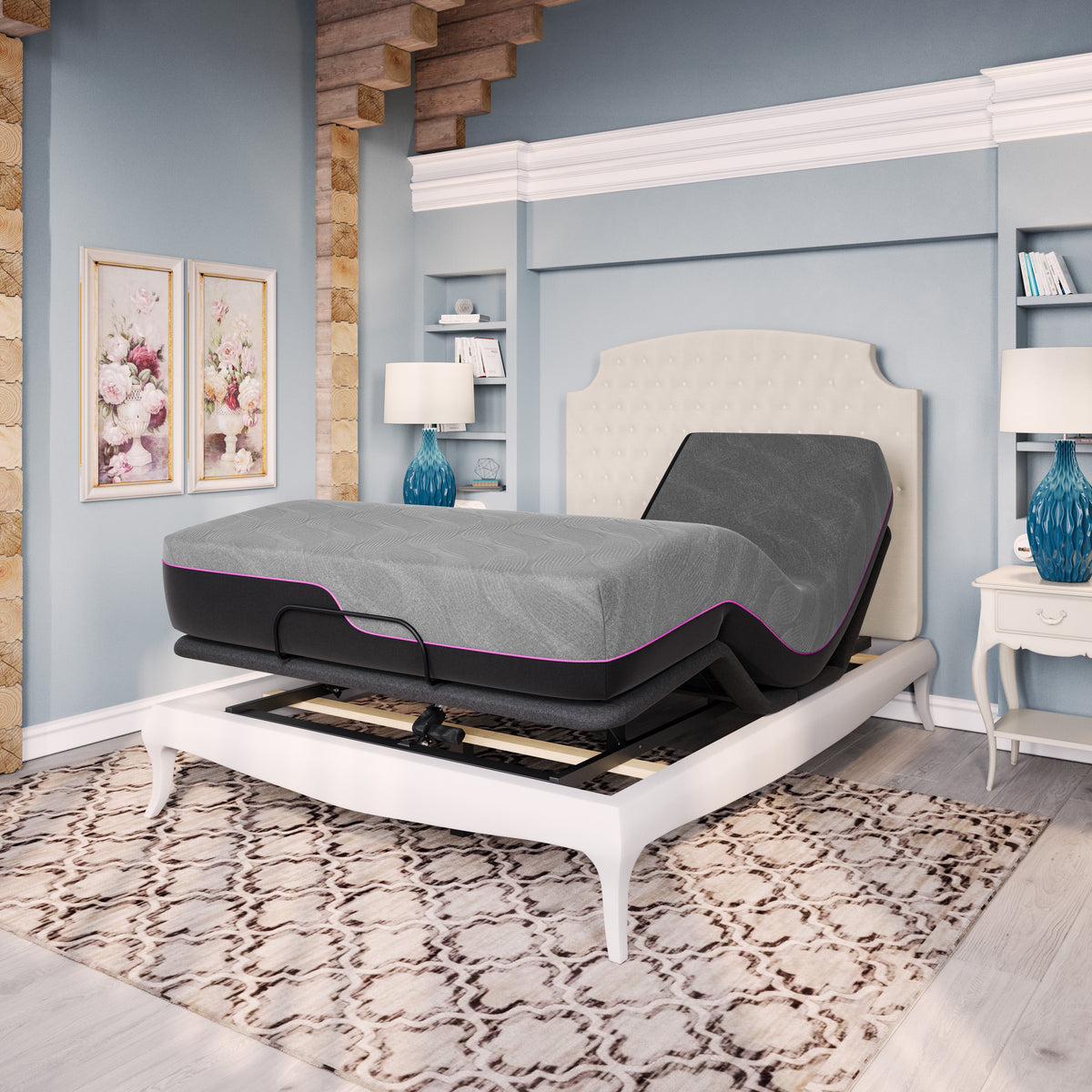 Queen Size Memory Foam Mattress and Adjustable Base C72725