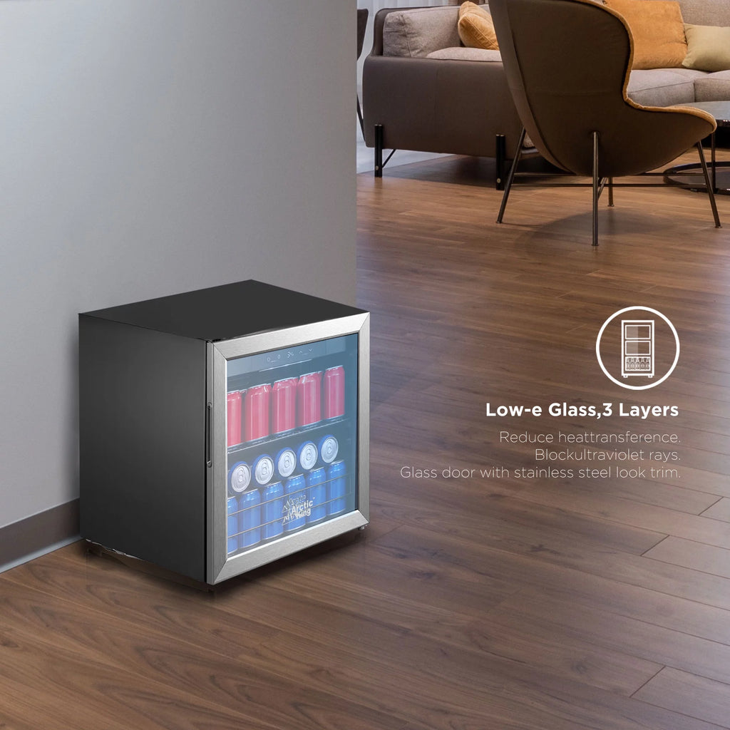 48-Can Beverage Fridge & Cooler with Electrical Control C740