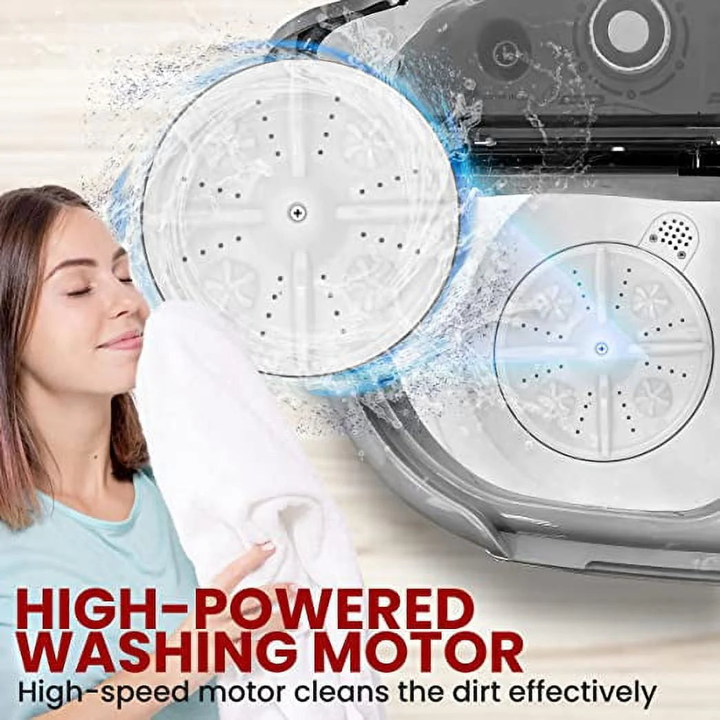 110 Volt 2 in 1 Compact Portable Washer and Dryer B914