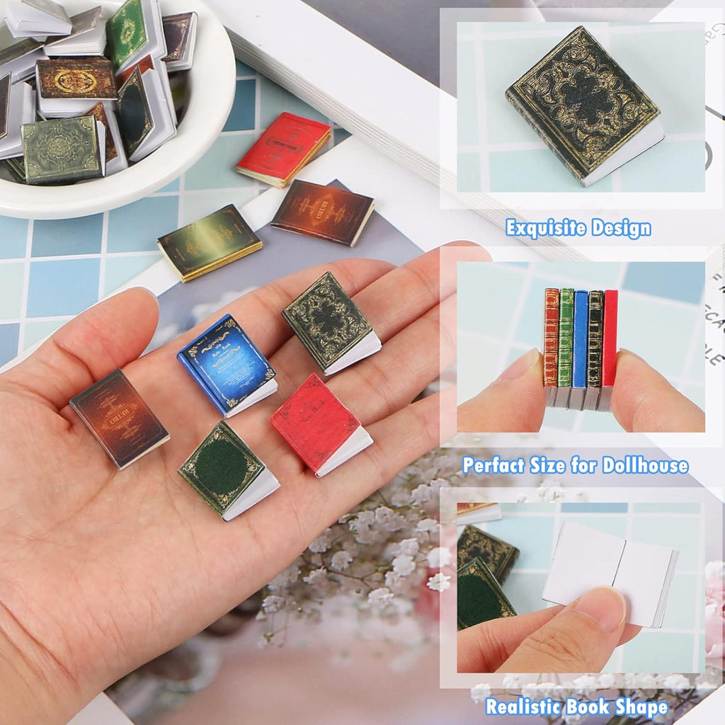 30 Pieces 1:12 Scale Miniature Dollhouse Books A816