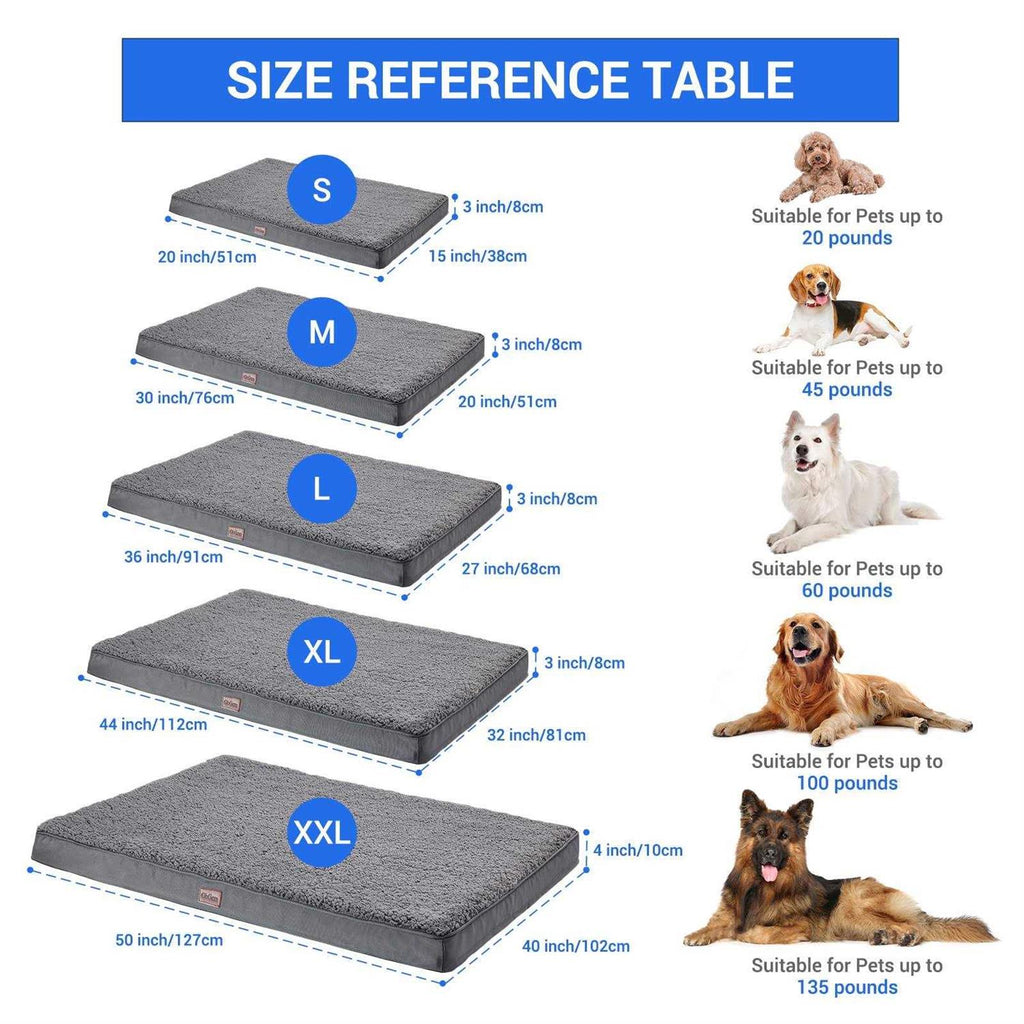Orthopedic Dog Bed with Egg Foam and Non-Slip Bottom T6761