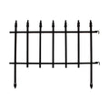Black Powder Coated Steel Garden Border G660562