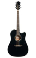 Black Cutaway Dreadnought Acoustic Electric Guitar D67148