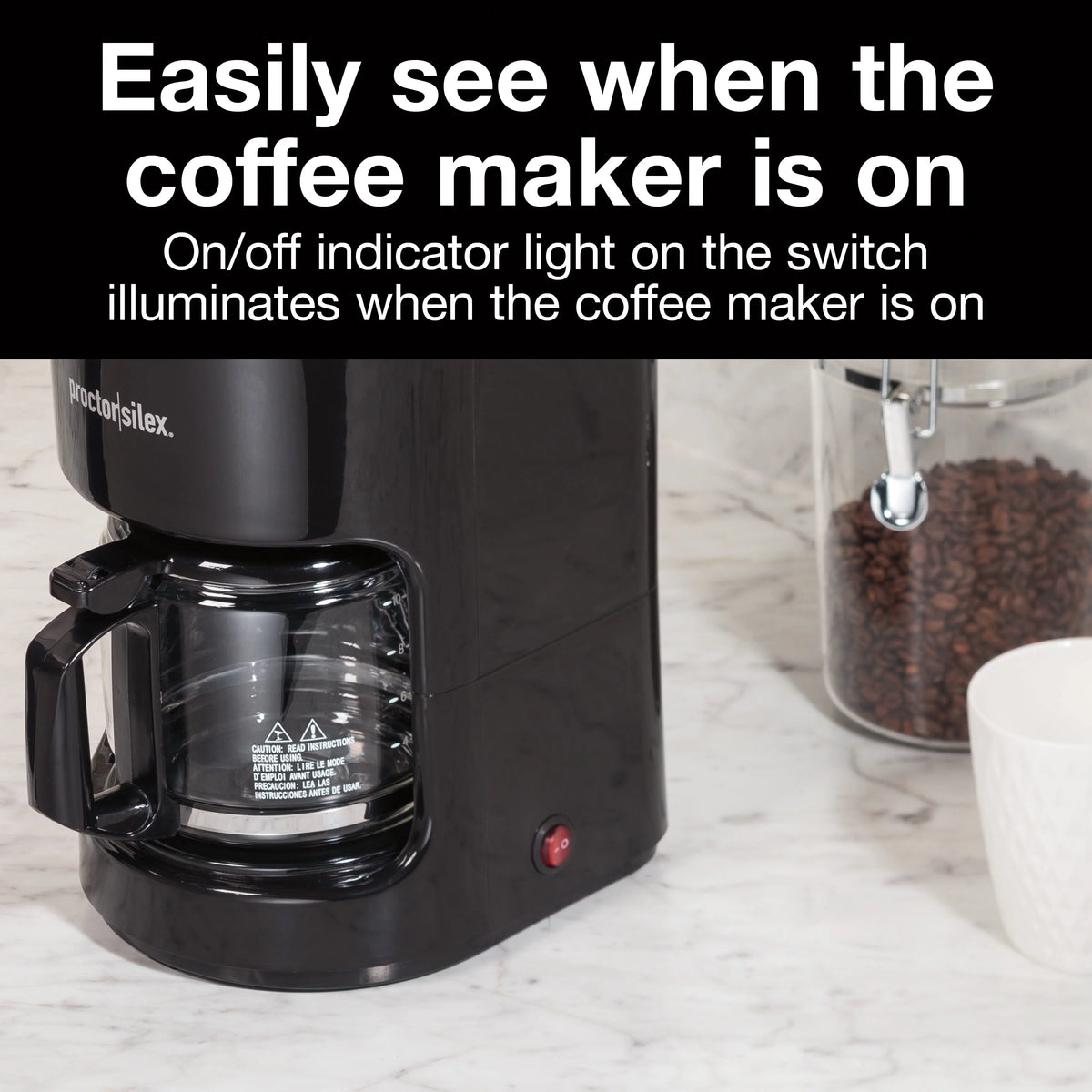 10 Cup Glass Carafe Coffee Maker G510510