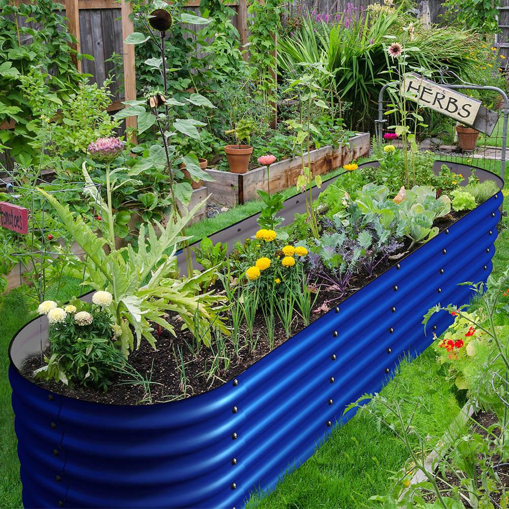 Cobalt Blue Raised Beds J49257