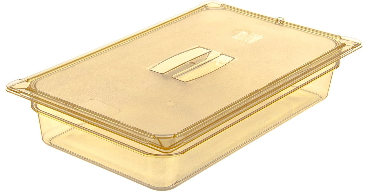 High-Heat Full-Size Food Pan, 12.7 qt, 20-3/4 x 12-3/4 x 4", Amber, Case of 6 P555
