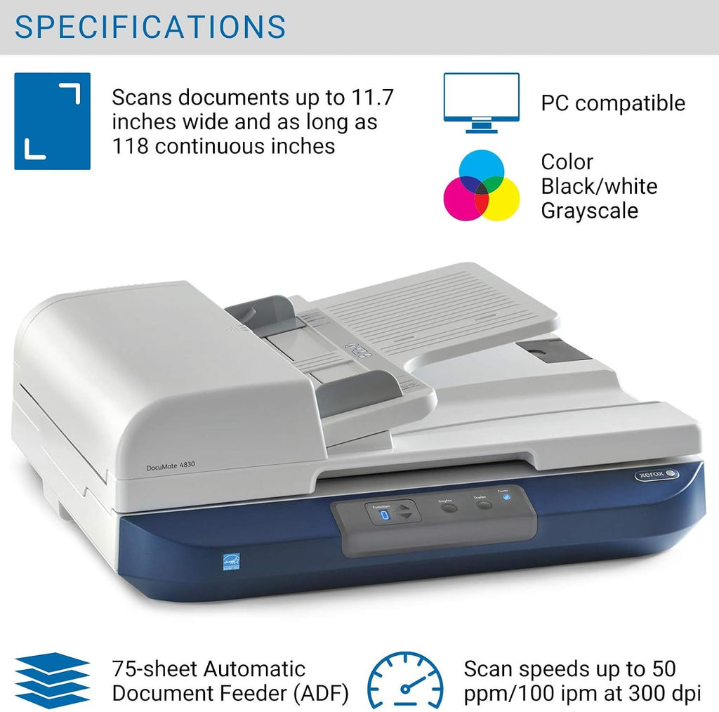 Duplex Document Scanner with Flatbed I509
