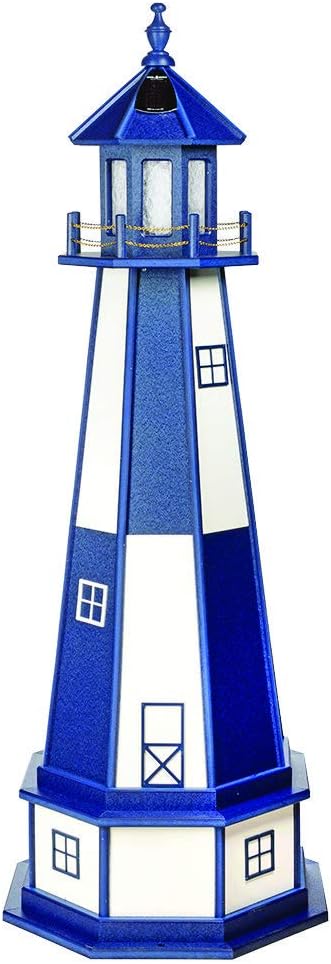 Decorative Lighthouse with Base Wood Turf Green Weatherwood A454
