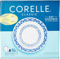 16-Piece Blue Dinnerware Set Service for 4 W102