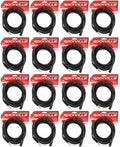Black 30' XLR to 1/4" TRS Balanced Cables X984